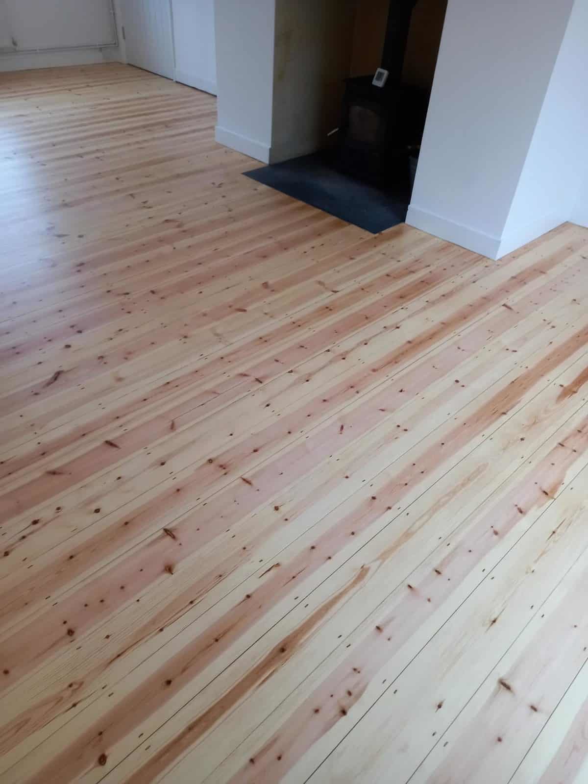 Pine Floorboard Restoration