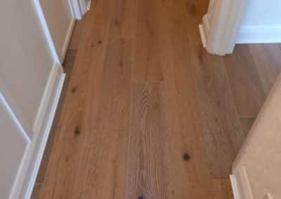 Engineered oak fitted floor