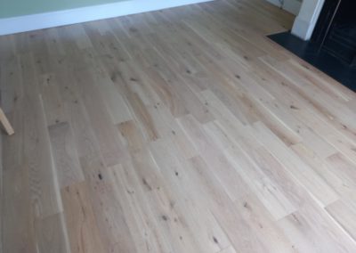 Oak wood floor sanding in Purley