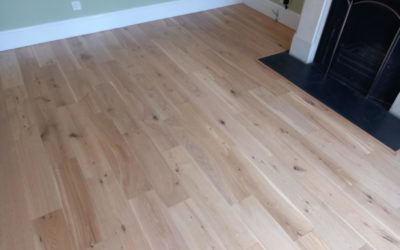 Solid Oak Floor Restoration in Purley