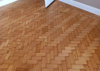 pitch pine floor restoration in sutton