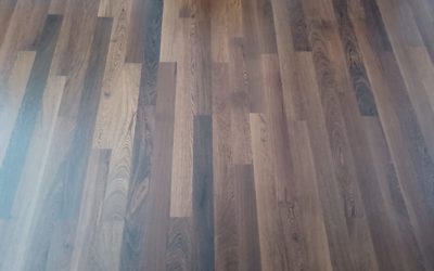 Dark Timber Floor Restoration in Caterham