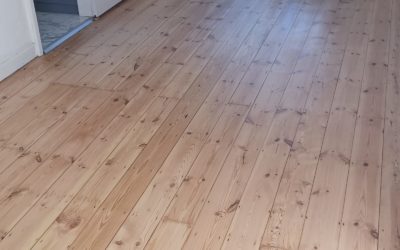 Pine Floorboard Restoration in Redhill, Surrey