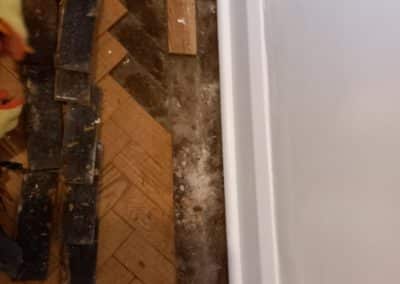 Pitch Pine Parquet Restoration in Coulsdon